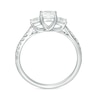 Thumbnail Image 4 of Previously Owned - 1 CT. T.W. Princess-Cut Diamond Past Present Future® Engagement Ring in 14K White Gold