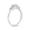 Thumbnail Image 2 of Previously Owned - 3/8 CT. T.W. Diamond Leaf-Sides Engagement Ring in 10K White Gold