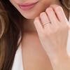Thumbnail Image 2 of Previously Owned - 1/4 CT. T.W. Diamond Wedding Band in 10K Rose Gold