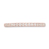 Thumbnail Image 4 of Previously Owned - 1/4 CT. T.W. Diamond Wedding Band in 10K Rose Gold