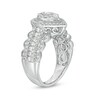 Thumbnail Image 2 of Previously Owned - 1 CT. T.W. Composite Diamond Pear-Shaped Double Vintage-Style Engagement Ring in 10K White Gold