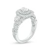 Thumbnail Image 3 of Previously Owned - Celebration Ideal 1-3/4 CT. T.W. Oval Diamond Double Frame Engagement Ring in 14K White Gold