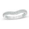 Thumbnail Image 1 of Previously Owned - 1/4 CT. T.W. Diamond Double Row Contour Anniversary Band in 14K White Gold