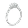 Thumbnail Image 3 of Previously Owned - 1/2 CT. T.W. Princess-Cut Diamond Past Present Future® Engagement Ring in 10K White Gold