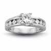 Thumbnail Image 1 of Previously Owned - 1 CT. T.W. Square-Cut Diamond Engagement Ring in 14K White Gold