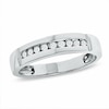 Thumbnail Image 1 of Previously Owned - 1/5 CT. T.W. Diamond Wedding Band in 10K White Gold