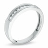 Thumbnail Image 2 of Previously Owned - 1/5 CT. T.W. Diamond Wedding Band in 10K White Gold