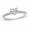 Thumbnail Image 1 of Previously Owned - 1/2 CT. T.W. Diamond Heart-Shaped Engagement Ring in 14K White Gold