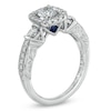 Thumbnail Image 2 of Previously Owned - Vera Wang Love Collection 1 CT. T.W. Diamond Frame Engagement Ring in 14K White Gold