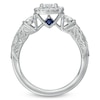 Thumbnail Image 3 of Previously Owned - Vera Wang Love Collection 1 CT. T.W. Diamond Frame Engagement Ring in 14K White Gold