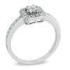 Thumbnail Image 2 of Previously Owned - 1/3 CT. T.W. Quad Princess-Cut Diamond Engagement Ring in 14K White Gold