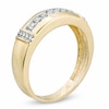 Thumbnail Image 2 of Previously Owned - Men's 1/6 CT. T.W. Diamond Collar Wedding Band in 10K Gold