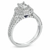 Thumbnail Image 2 of Previously Owned - Vera Wang Love Collection 1-1/3 CT. T.W. Diamond Frame Split Shank Engagement Ring in 14K White Gold