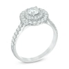Thumbnail Image 2 of Previously Owned - 1 CT. T.W. Diamond Double Frame Engagement Ring in 14K White Gold