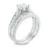 Thumbnail Image 1 of Previously Owned - 1-1/4  CT. T.W. Diamond Bridal Set in 10K White Gold