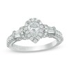 Thumbnail Image 1 of Previously Owned - Vera Wang Love Collection 1-1/5 CT. T.W. Pear-Shaped Diamond Engagement Ring in 14K White Gold