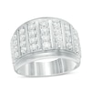 Thumbnail Image 1 of Previously Owned - 2 CT. T.W. Diamond Multi-Row Ring in 10K White Gold