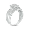 Thumbnail Image 2 of Previously Owned - 1/2 CT. T.W. Baguette and Round Composite Diamond Rectangle Engagement Ring in 10K White Gold