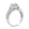 Thumbnail Image 2 of Previously Owned - 1 CT. T.W. Quad Princess-Cut Diamond Frame Vintage-Style Engagement Ring in 10K White Gold