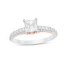 Thumbnail Image 1 of Previously Owned - 1 CT. T.W. Princess-Cut Diamond Engagement Ring in 14K Two-Tone Gold