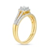 Thumbnail Image 3 of Previously Owned - 1/3 CT. T.W. Princess-Cut Diamond Frame Split Shank Bridal Set in 10K Gold