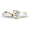 Thumbnail Image 4 of Previously Owned - Enchanted Disney Villains Hook 1/2 CT. T.W. Diamond Solitaire Engagement Ring in 14K Two-Tone Gold