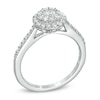 Thumbnail Image 2 of Previously Owned - 3/4 CT. T.W. Multi-Diamond Double Frame Engagement Ring in 14K White Gold