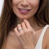 Thumbnail Image 2 of Previously Owned - 7/8 CT. T.W. Pear-Shaped Diamond Frame Twist Shank Engagement Ring in 10K White Gold
