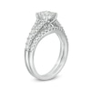 Thumbnail Image 3 of Previously Owned - 1 CT. T.W. Diamond Frame Vintage-Style Bridal Set in 14K White Gold