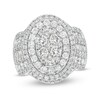 Thumbnail Image 1 of Previously Owned - 4 CT. T.W. Composite Diamond Oval Frame Engagement Ring in 10K White Gold