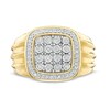 Thumbnail Image 4 of Previously Owned - 1/4 CT. T.W. Composite Diamond Cushion Frame Ring in 10K Gold