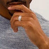 Thumbnail Image 2 of Previously Owned - Men's 3/8 CT. T.W. Composite Diamond Open Shank Ring in 10K White Gold