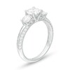 Thumbnail Image 3 of Previously Owned - 1-1/2 CT. T.W. Lab-Grown Diamond Past Present Future® Engagement Ring in 14K White Gold (G/SI2)
