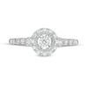 Thumbnail Image 4 of Previously Owned - 1/4 CT. T.W. Diamond Frame Promise Ring in 10K White Gold