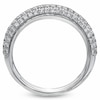 Thumbnail Image 2 of Previously Owned - Vera Wang Love Collection 1/2 CT. T.W. Diamond Three Row Anniversary Band in 14K White Gold