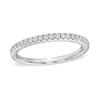 Thumbnail Image 1 of Previously Owned - Vera Wang Love Collection 1/4 CT. T.W. Diamond Anniversary Band in 14K White Gold