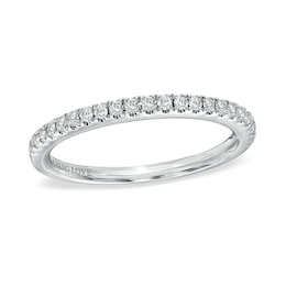 Previously Owned - Vera Wang Love Collection 1/4 CT. T.W. Diamond Anniversary Band in 14K White Gold