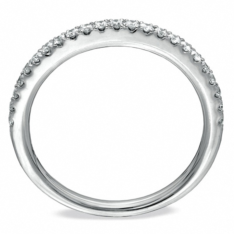 Main Image 2 of Previously Owned - Vera Wang Love Collection 1/4 CT. T.W. Diamond Anniversary Band in 14K White Gold