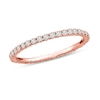 Thumbnail Image 1 of Previously Owned - 1/2 CT. T.W. Diamond Eternity Wedding Band in 14K Rose Gold