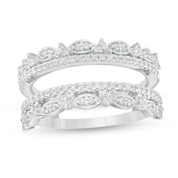 Previously Owned - 5/8 CT. T.W. Diamond Solitaire Enhancer in 14K White Gold