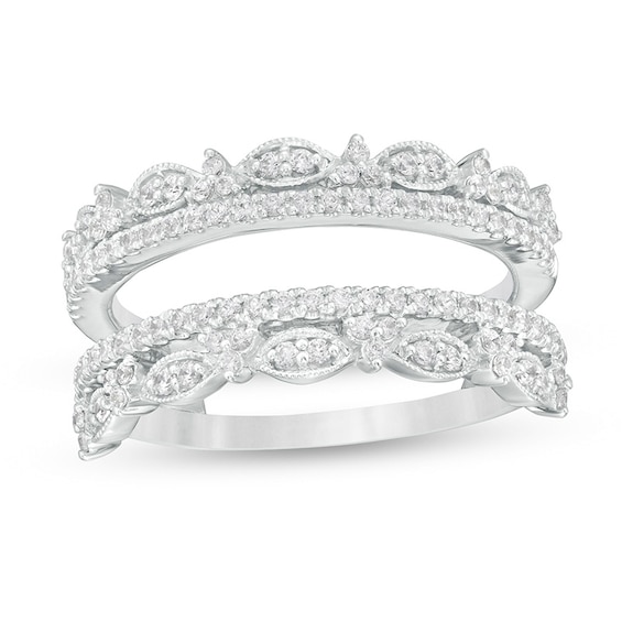 Previously Owned - 5/8 CT. T.w. Diamond Solitaire Enhancer in 14K White Gold