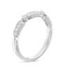 Thumbnail Image 2 of Previously Owned - 1/5 CT. T.W. Diamond Art Deco Vintage-Style Band in 10K White Gold