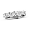 Thumbnail Image 1 of Previously Owned - 1-1/6 CT. T.W. Diamond Five Stone Anniversary Band in 14K White Gold