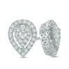 Thumbnail Image 1 of Previously Owned - 1/2 CT. T.W. Composite Diamond Pear-Shaped Stud Earrings in 10K White Gold