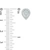 Thumbnail Image 2 of Previously Owned - 1/2 CT. T.W. Composite Diamond Pear-Shaped Stud Earrings in 10K White Gold