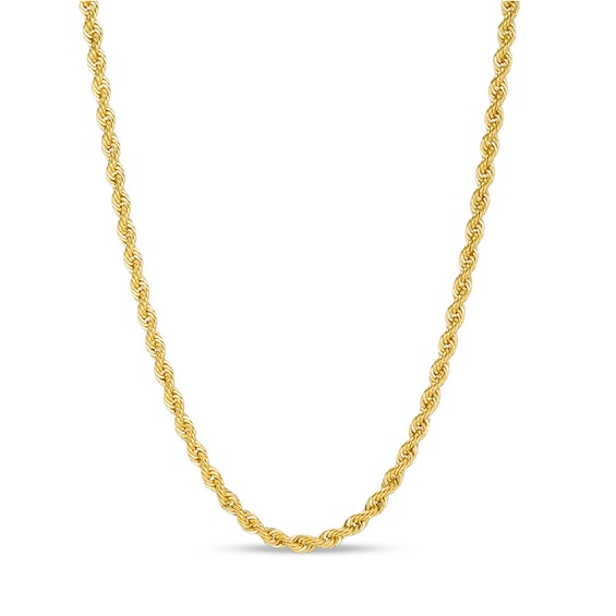 Previously Owned - 012 Gauge Rope Chain Necklace in 14K Gold - 18"
