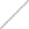 Thumbnail Image 1 of Previously Owned - 1/10 CT. T.W. Diamond Orbit Bracelet in Sterling Silver - 7.25"
