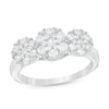 Thumbnail Image 1 of Previously Owned - 1 CT. T.W. Composite Diamond Three Stone Ring in 10K White Gold