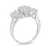 Thumbnail Image 2 of Previously Owned - 1 CT. T.W. Composite Diamond Three Stone Ring in 10K White Gold