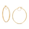 Thumbnail Image 1 of Previously Owned - 40.0mm Tube Hoop Earrings in 10K Gold